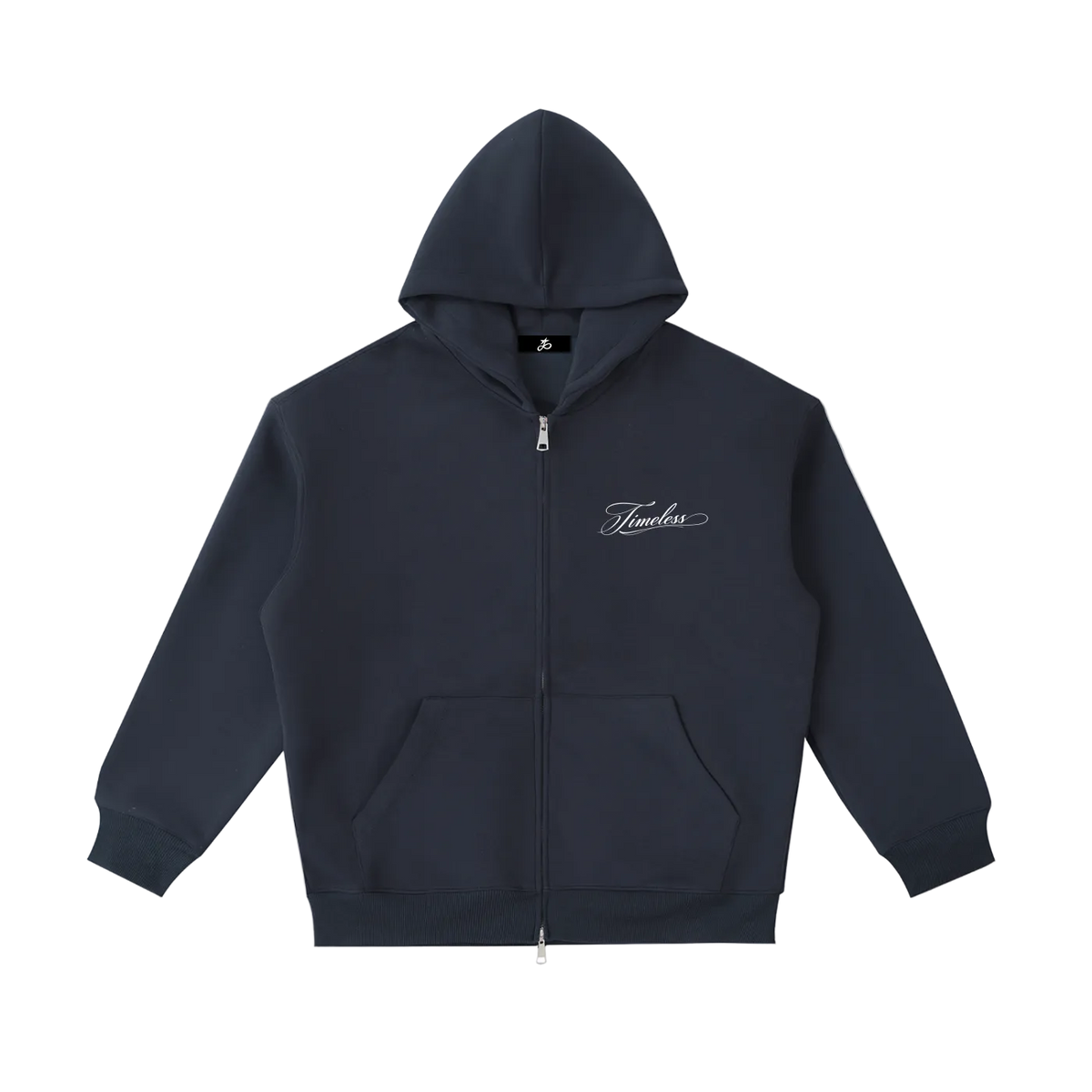 "Script" - Timeless Zipper