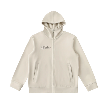 "Script" - Timeless Tech Zipper