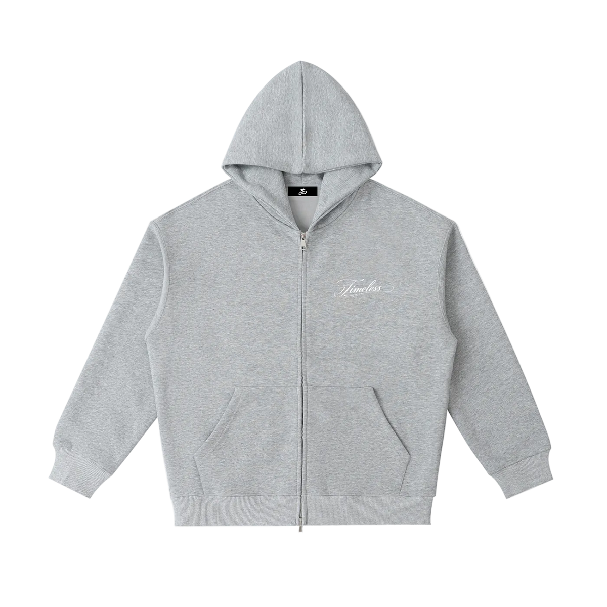 "Script" - Timeless Zipper