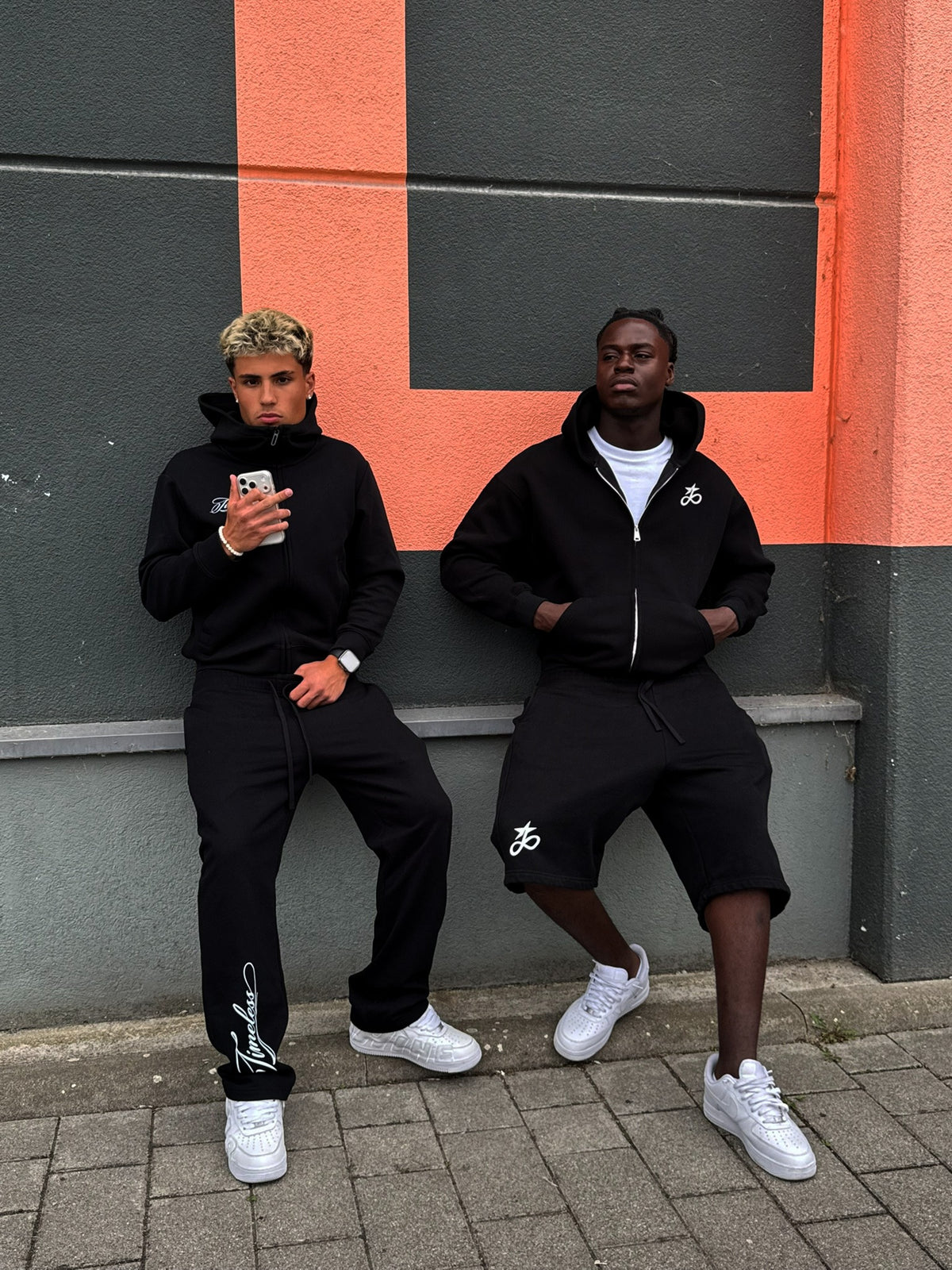 "Script" - Timeless Open Leg Jogger