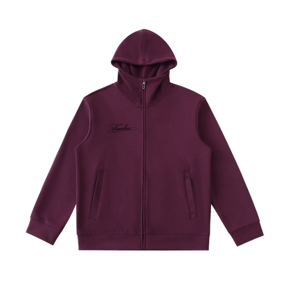 "Script" - Timeless Tech Zipper